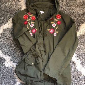 Floral Army Jacket